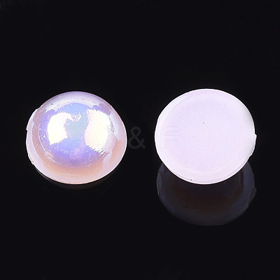 ABS Plastic Imitation Pearl Cabochons OACR-S025-5mm-06-1