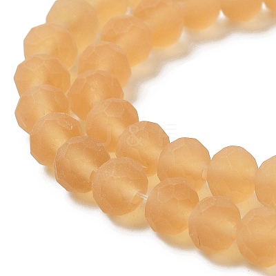 Transparent Glass Beads Strands EGLA-A034-T8mm-MD23-1
