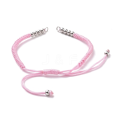 Nylon Cord Braided Bead Bracelets Making BJEW-F360-FP01-1