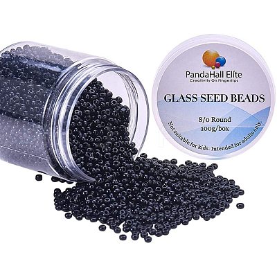 8/0 Grade A Glass Seed Beads SEED-PH0005-10-A-1