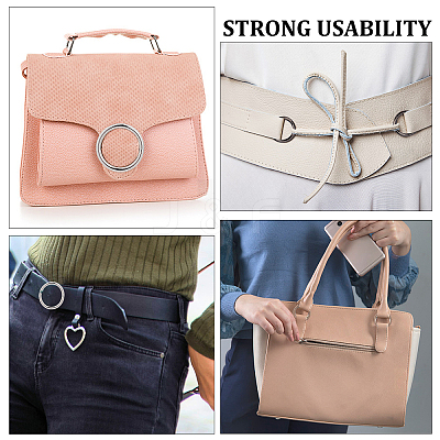 8Pcs 4 Colors Zinc Alloy Linking Rings FIND-GF0003-21-1