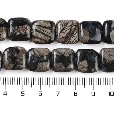 Natural Glaucophane Beads Strands G-C141-F01-03-1