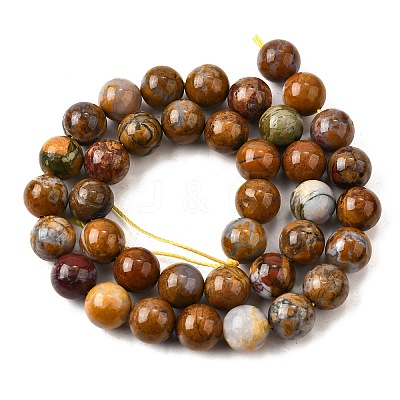Natural African Opal Beads Strands G-S390-06-10mm-1
