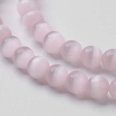 Cat Eye Beads Strands X-CER56-1