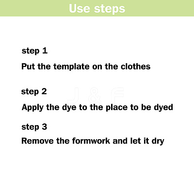 2Pcs 2 Style Acrylic Tie-Dye Template DIY-CP0008-78H-1