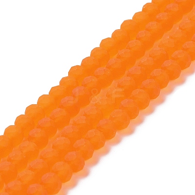 Transparent Glass Beads Strands EGLA-A034-T4mm-MD25-1