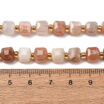 Natural Multi-Moonstone Beads Strands GG-CBAC972-A05-01-1