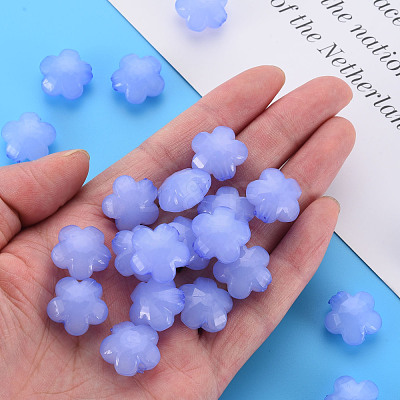 Imitation Jelly Acrylic Beads MACR-S373-87-E01-1