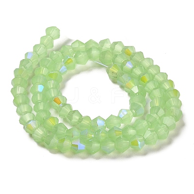 Imitation Jade Electroplate Glass Beads Strands LS-EGLA-A039-J6mm-L01-1