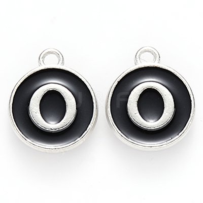 Platinum Plated Alloy Charms ENAM-S118-02O-P-1