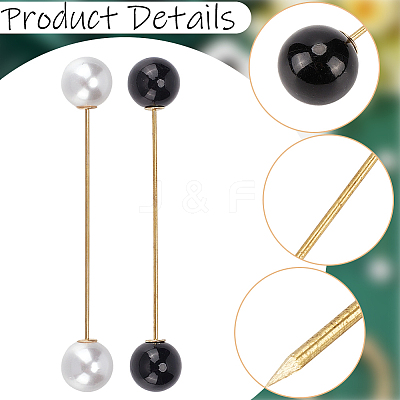 10Bags 2 Colors Alloy Kilt Pins for Clothes JEWB-CY0001-07-1