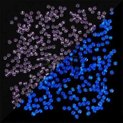 11/0 Luminous Glass Seed Beads X-LUMI-PW0001-186A-06-1