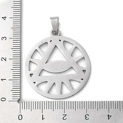 Non-Tarnish 201 Stainless Steel Pendants STAS-D041-13P-1