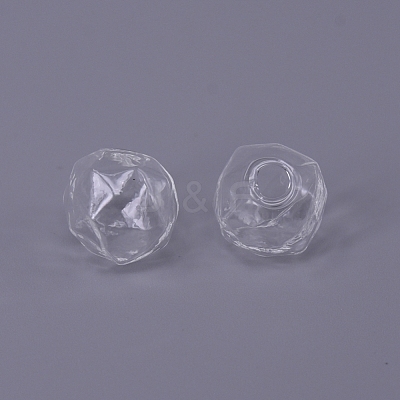 Handmade Blown Glass Bottles GLAA-WH0015-67-1