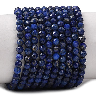 Natural Lapis Lazuli Beads Strands G-F596-15-4mm-1