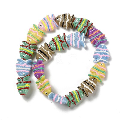 Baking Paint Glass Beads LAMP-I032-01-1