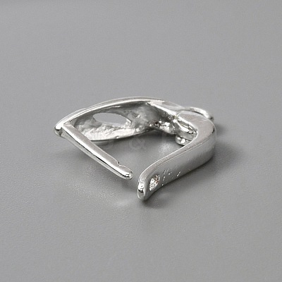 6Pcs Brass Hoop Earring Findings KK-WH0047-52S-1