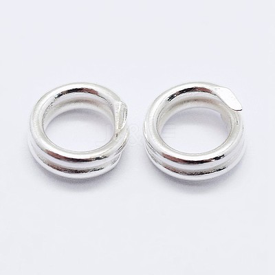 20Pcs 925 Sterling Silver Split Jump Rings STER-SC0001-42S-02-1