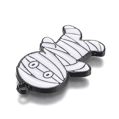 Halloween Theme Alloy Enamel Pendants ENAM-J649-09B-1