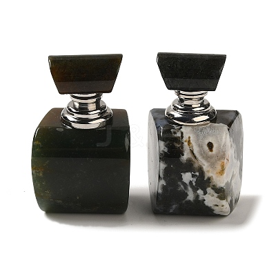 Natural Moss Agate Dropper Perfume Bottles DJEW-H010-02P-04-1