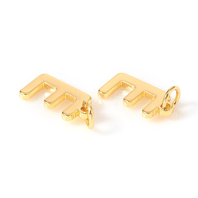 Brass Charms X-KK-I672-01E-G-1