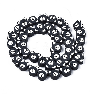 Handmade Polymer Clay Beads Strands CLAY-T020-15-1