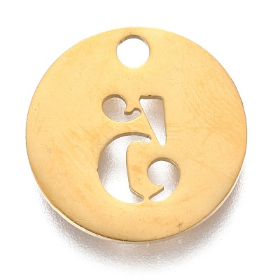 304 Stainless Steel Pendants X-STAS-F233-05-G-1