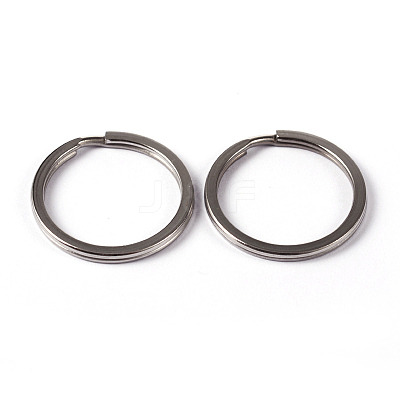 Tarnish Resistant 304 Stainless Steel Split Key Rings X-STAS-L176-20-1