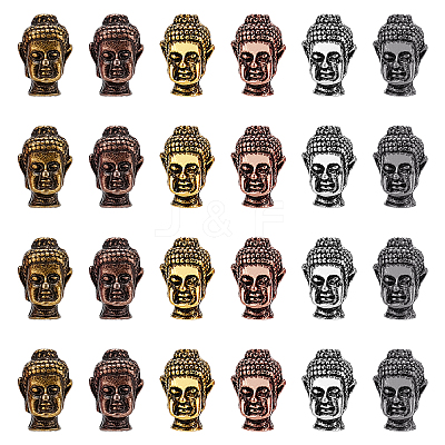 Tibetan Style Alloy Beads PALLOY-PH0001-09-1