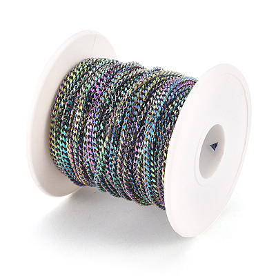 Ion Plating(IP) 304 Stainless Steel Twisted Chains CHS-D028-03M-B01-1