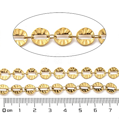 Ion Plating(IP) 304 Stainless Steel Flat Round Chains CHS-E031-03G-1