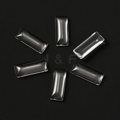 Transparent Glass Cabochons GLAA-SZC0001-02-1