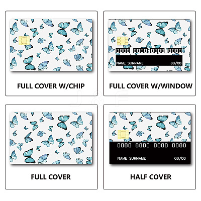 PVC Plastic Waterproof Card Stickers DIY-WH0432-001-1