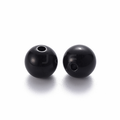 Opaque Acrylic Beads MACR-S370-C10mm-S002-1
