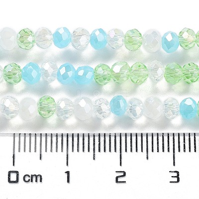 Glass Beads Strands EGLA-A034-M4mm-50-1