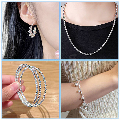 50PCS 925 Sterling Silver Beads Spacer STER-TA0001-30-1