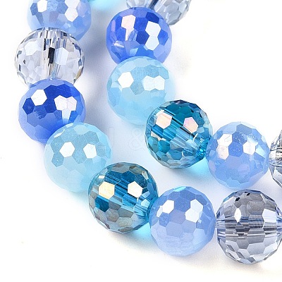 Electroplate Glass Bead Strands X-GLAA-Z006-01I-1