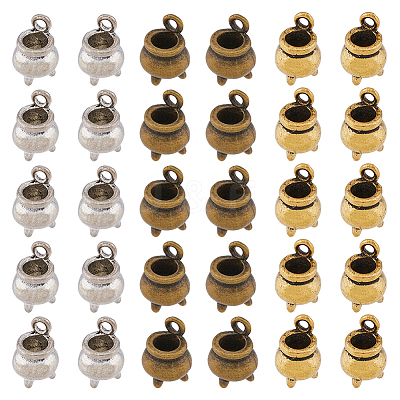 30Pcs 3 Colors Alloy Charms FIND-DC0003-32-1