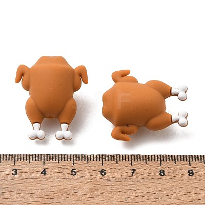 3D Thanksgiving Day Food Grade Silicone Focal Beads SL-CBA05A0-03-1