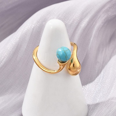 304 Stainless Steel Cuff Rings RJEW-D317-02C-G-1