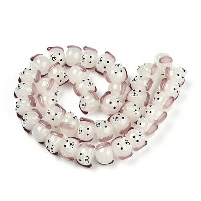 Handmade Lampwork Beads Strands LAMP-N021-42E-1