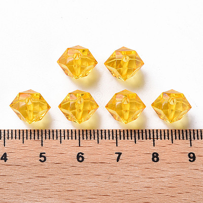 Transparent Acrylic Beads X-TACR-S154-15B-81-1