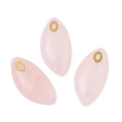 Natural Rose Quartz Pendants STAS-P380-80G-02-1