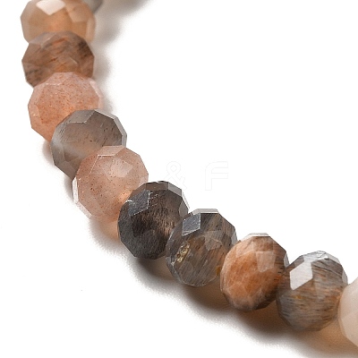 Natural Multi-Moonstone Beads Strands G-I341-06-1