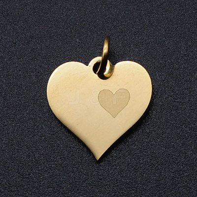 Valentine's Day 201 Stainless Steel Charms STAS-T049-T678-2-1