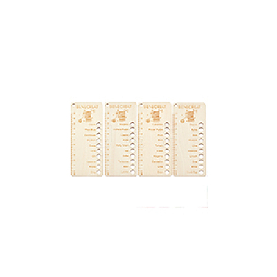 4Pcs Wood Thread Winding Boards AJEW-WH0534-51C-1