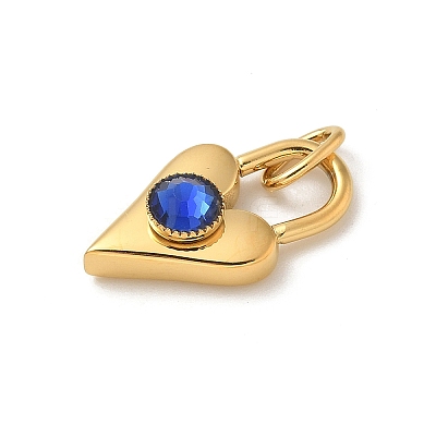 Ion Plating(IP) 304 Stainless Steel with Rhinestone Pendants STAS-G351-10G-02-1