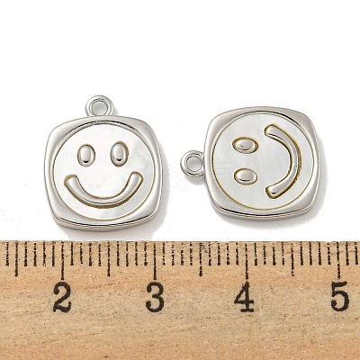Natural White Shell Pendants KK-A214-11P-1