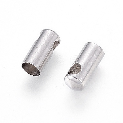 Tarnish Resistant 304 Stainless Steel Cord Ends LS-STAS-F232-01F-P-1