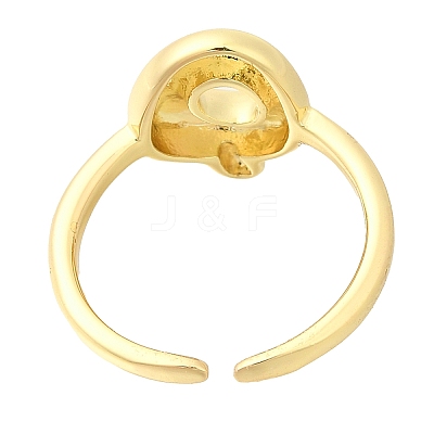 Rack Plating Brass Open Cuff Rings RJEW-S394-01G-Q-1